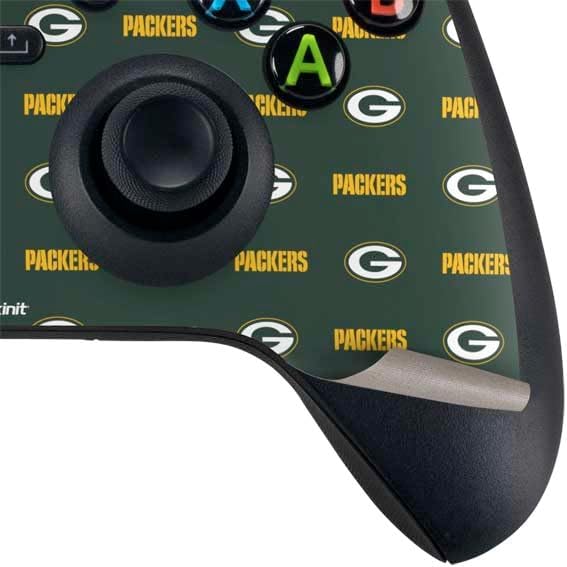 Skinit Decal Gaming Skin Compatible with Xbox Series X Bundle - Officially Licensed NFL Green Bay Packers Blitz Series Design