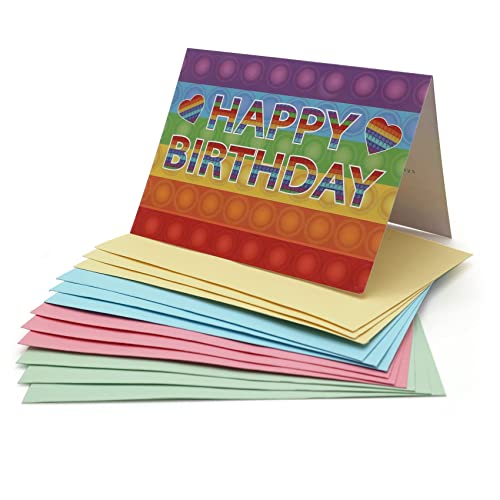 Zhongshun ZH-022 12Pcs Pop Push Bubble Happy Birthday Cards thumb #5