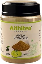 Aithihya® Herbals 100% Pure & Natural Amla Powder | Chemical-Free Indian Gooseberry Powder for Hair Growth, Skin & Immunity | Ayurvedic Superfood | 200g