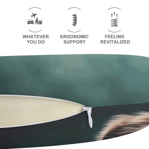 Almohada espuma viscoelástica tamaño único forma U miniatura 5