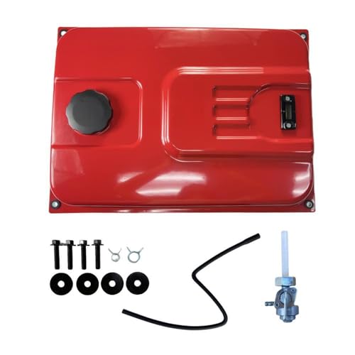 Heavy-Duty 30L Fuel Tank (G.W.15 lbs) with Bottom Vent for Predator Non-Inverter Generator 420cc – Fits 5000-6500W, 7000-8750W, 7250-9000W Models – Includes Bolts & Fuel Line, OEM-Quality