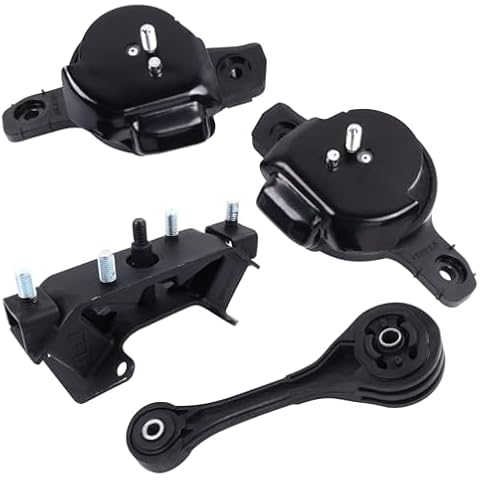 SHERXIBO 4pcs Engine Motor Mount Compatible with Ascent 2019-2020 Crosstrek 2016-2019 2.0 H4 Forester 2014-2020 Automatic CVT Trans Cover