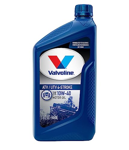 Valvoline 817263 4-Stroke Atv/Utv Sae 10W-40 Motor Oil 1 Qt, Case Of 6 thumb #1