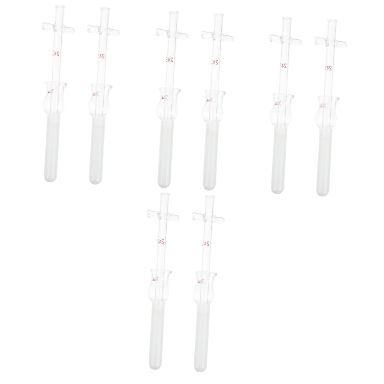 ULTECHNOVO 8piezas Homogeneizador De Vidrio Para Laboratorio Cristalería De Alta Temperatura Accesorio De Experimentos Científicos Herramienta De Molienda De Tejidos Para Investigación y