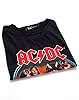 AC/DC T-Shirt for Men and Women | Unisex Black Short Sleeve Rock Band Acid Wash Black Tee | Highway to Hell Album Cover | Music CD Gifts Merchandise Medium #4