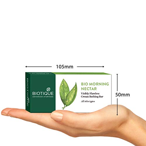 Biotique Morning Nectar Moisturizing Cream Bathing Bar, 150g - Image 5