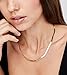 Jewelry Atelier Gold Chain Necklace Collection - 14K Solid Yellow Gold Filled Herringbone/Snake Chain Necklaces for Women and Men with Different Sizes (3.2mm or 4.0mm)
