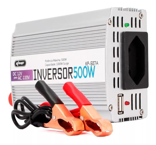 Inversor Conversor De Energia Transformador 500w 12v Para 220v USB