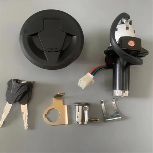 Juego de llaves de bloqueo para moto Kd150 y Kd250 con tapa de encendido