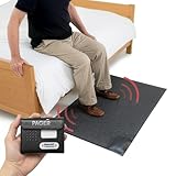 Smart Caregiver Floor Mat Alarm and Pager System - Includes Wireless Pager That Alerts When Someone Steps on The Durable 24in x 48in Floor Mat Sensor