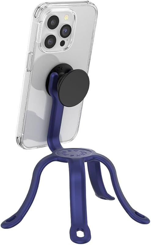 Soporte y soporte flexible para teléfono PopSockets - Azul marino francés | Soporte Flexible y Trípode, Creadores de Contenido, Manos Libres, Azul Marino, Oscuro, Accesorios Electrónicos, Para iPad/Kindle/iPhone/Android