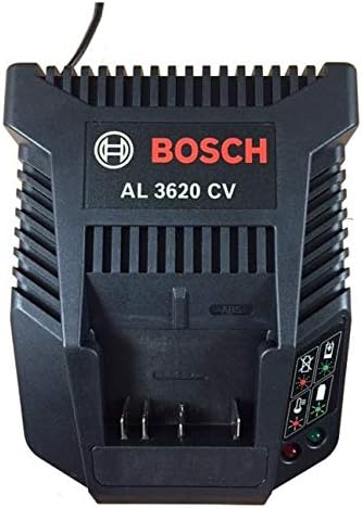 Bosch Genuine Rotak AL3620CV Battery Charger (UK/GB Version) (To Fit & Charge: All Bosch Green 36V-Li Batteries used on Rotak Cordless Lawnmowers & Bosch Garden Tools) c/w STANLEY KeyTape (image shown) & Cadbury Chocolate Bar