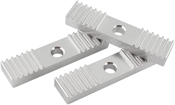 review Reprap DIY GT2 Timing Belt Fixing Piece,Aluminum Alloy Tooth Pitch 2mm Clamp Fixed Clip 9 * 40mm CNC for 3 D Printer Parts