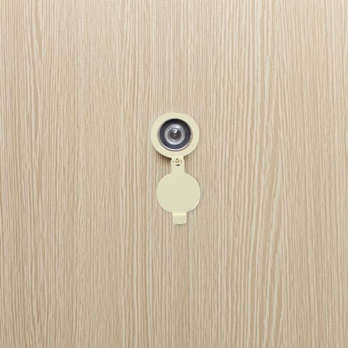 4 piezas Cubierta de Mirilla de Puerta de Cobre para Privacidad Mejorada Seguridad y Privacidad Fácil de Instalar para Apartamentos y Hogares miniatura 2