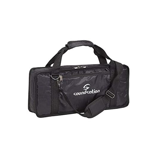 Bolso Soundsation BBC teclado 48 x 20 x 06 compatible con teclado CASIO Keyboard serie SA-50/51, Negro