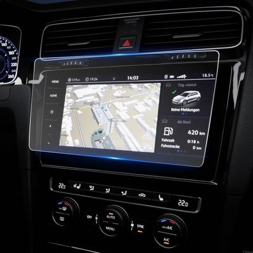 Film protection mat Golf 7 écran tactile GPS 8 pouces verre trempé 9H YEE PIN