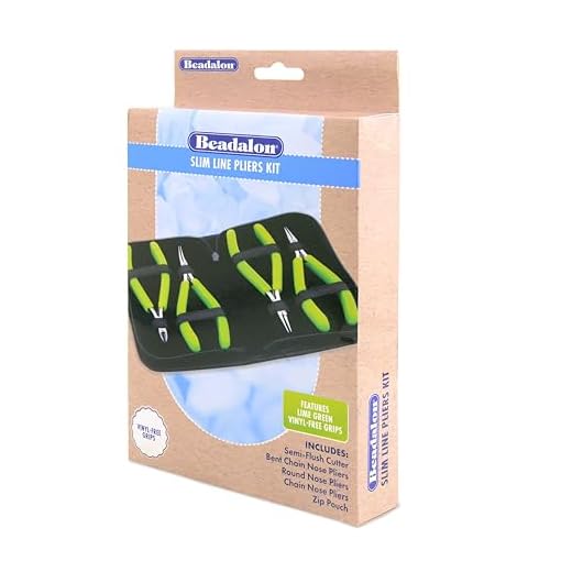 Designer Slim Pliers Kit in Lime Green
