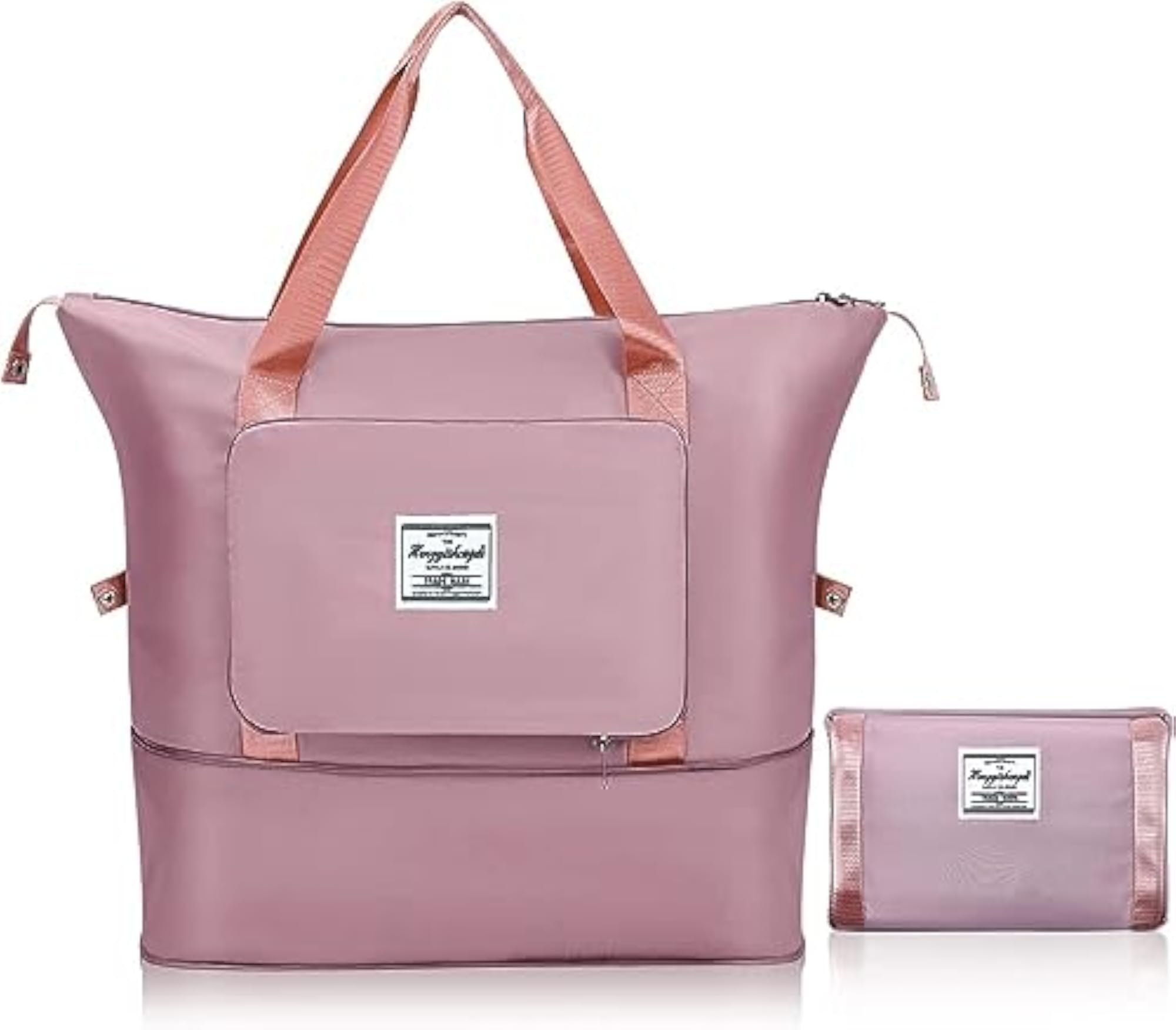 Women's Large Capacity Folding Travel Tote Bag, Waterproof