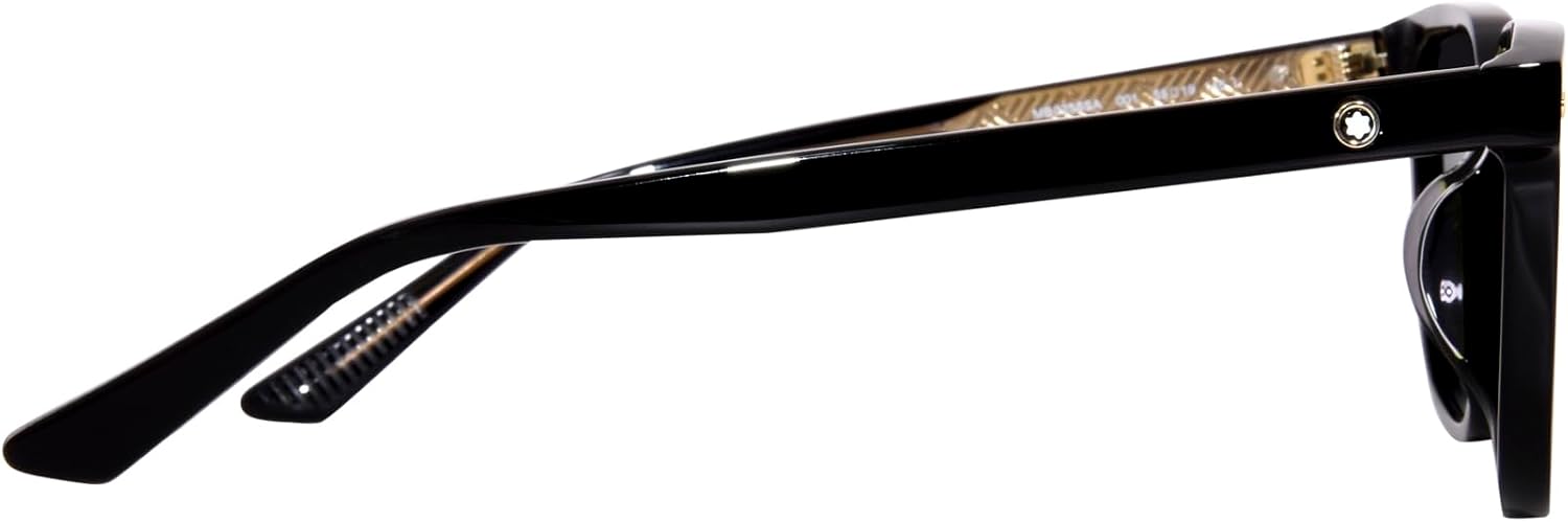 MONTBLANC Smoke Square Men's Sunglasses MB0258SA 001 55