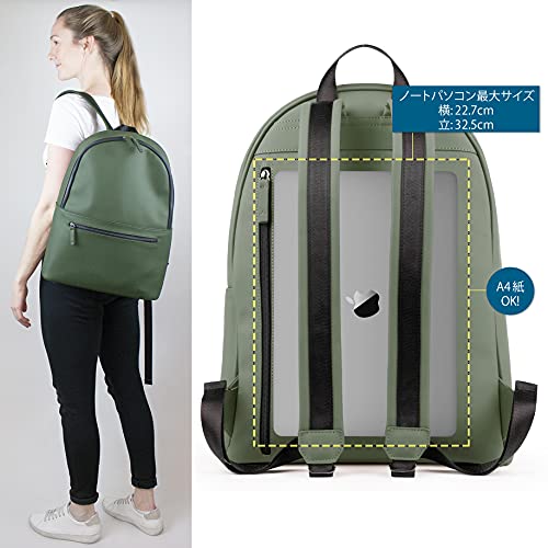 The Friendly Swede Classic Laptop Backpack For Women And Men-Stylish Business, Work, School Bookbag, 13 Inch Laptop - Storvreta (Green) #TOP1