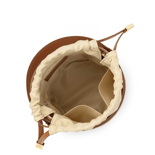 Sac seau Lancaster en cannage rotin petit modèle chic
