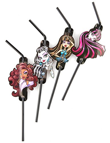 Preisvergleich Produktbild Amscan International New Monster High Trinkhalme