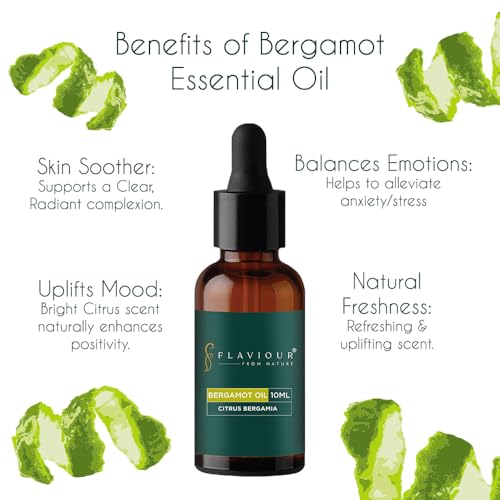 Aceite esencial de bergamota 10ml puro y natural miniatura 4