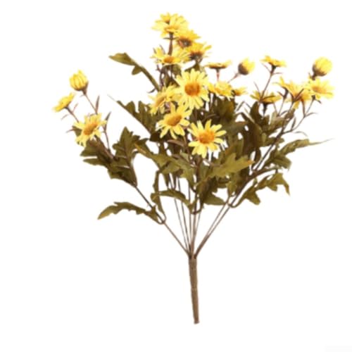 Chrysanthèmes réalistes en soie pour composition florale d'automne