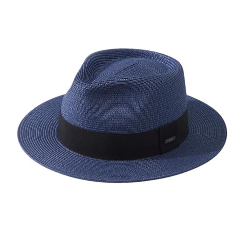 Chapeau de paille Panama pour homme à large bord et style unisexe