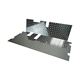 Hardcore Parts SGC Aluminum Diamond Plate Floor Mat for EZGO RXV Golf Cart