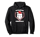 Photo Gallery i ll be home - piatto - per natale - baseball felpa con cappuccio Photo Gallery i ll be home - piatto - per natale - baseball felpa con cappuccio