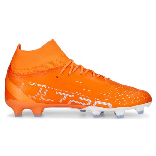 PUMA Mens Ultra Pro Firm Soccer Cleats Cleated, Firm Ground, Turf - Orange - Size 8.5 M