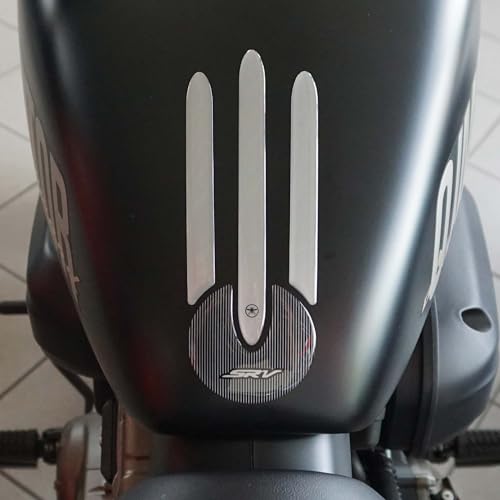 labelbike - Pegatina 3D de Resina y Gel para Decoración y Protección del depósito de Moto Compatible con QJ Motor SRV 300