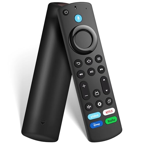 Replacement Remote for All FireSeries Remote for TV Stick (HD 4K 4K Max Lite) TV Cube Remote for Insignia Omni QLED Series Fire Smart TVs with Voice