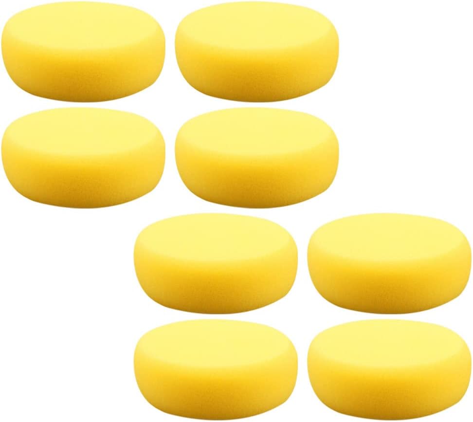 VICASKY DIY Graffiti Sponges 8pcs Round Painting Sponges Watercolor Tools for Kids