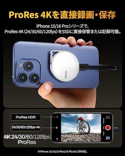 Biwin Amber 外付けSSD 1TB PM2000 MagSafe対応サムネイル5