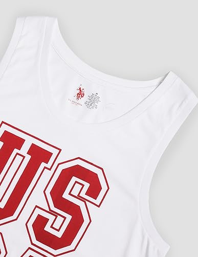 Image of U.S. Polo ASSN. Men's IYBD Brand Print Cotton Vest - Pack of 1
