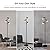 BoostArea Tree Floor Lamp, Industrial Floor Lamp, Modern Standing Lamp with Adjustable 3 Light, E26 Socket, Foot Switch, Minimalist Metal Stand Up Lamp Pole Lamps for Living Room, Bedroom(No Bulbs)