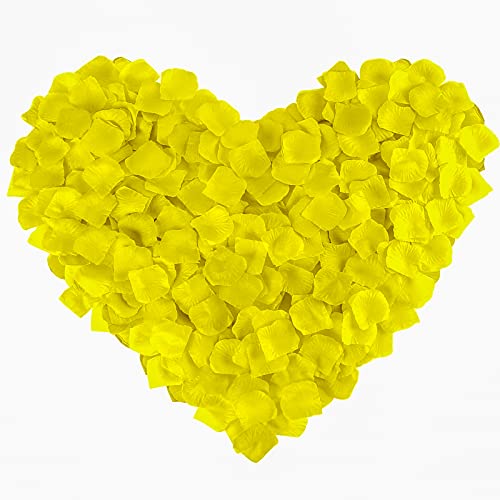 Neo LOONS 1000 pétales rose soie mariage jaune