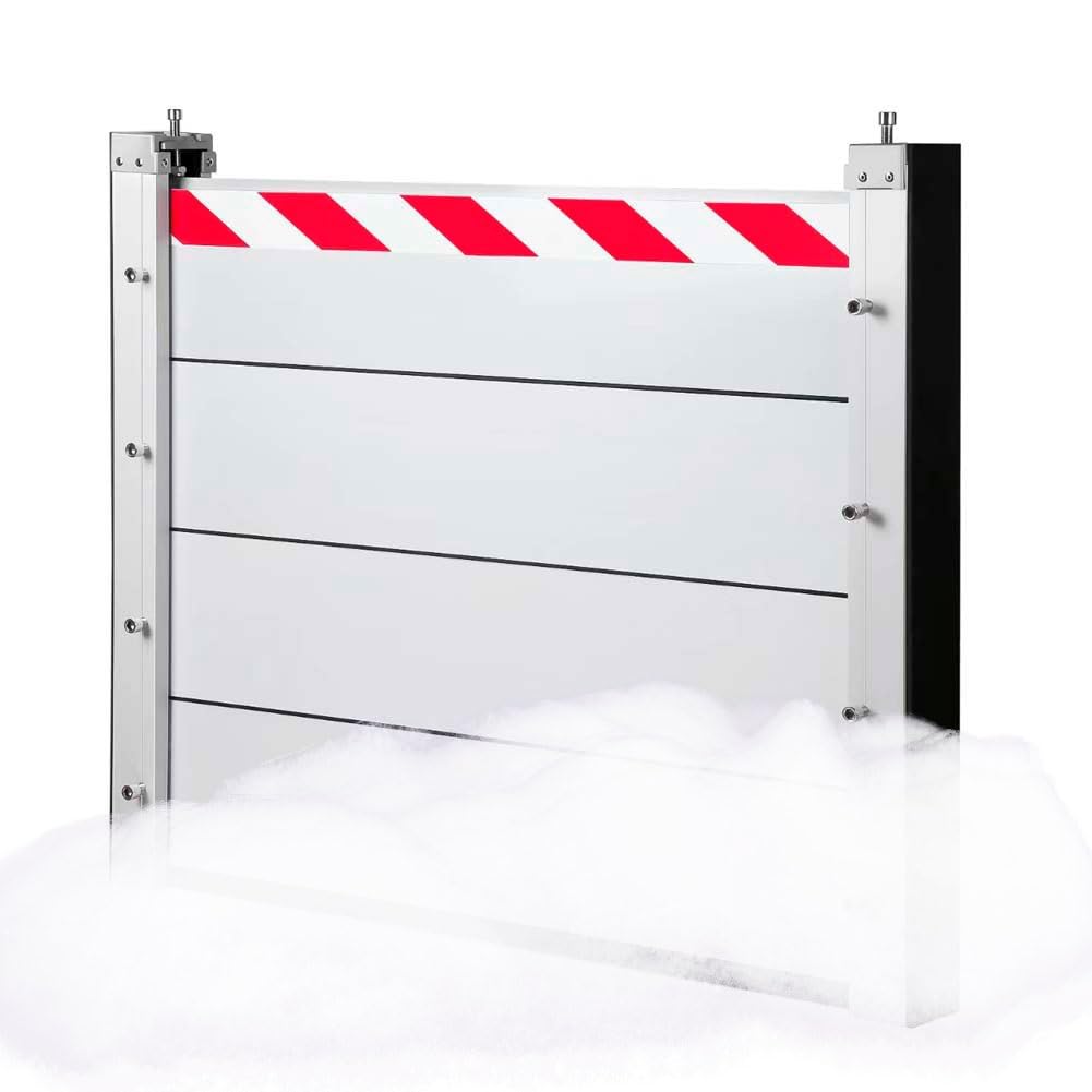 Barrière anti-inondation d'urgence kit alu amovible protection crue de porte