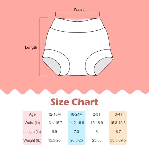 Image of ALVABABY 3 Pack Reusable Baby Girls Swim Diapers UPF 50+ Washable Toddler Beach Diapers