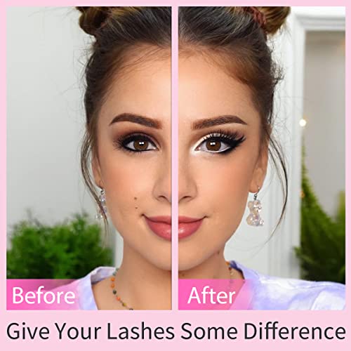 Magnetic Eyelashes With Eyeliner - Magnetic Eyeliner And Lashes Kit, 5D Faux Mink Lashes,Eyelashes Long Reusable False Lashes (3 Pairs) #TOP5