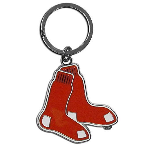 Siskiyou Sports MLB Boston Red Sox Chrome and Enameled Key Chain