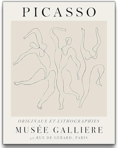 Picasso peinture Les Trois Danseuses impression sur toile pour décor de salon