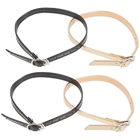 PLAFOPE 2 Pairs high Heels Strappy Shoes high Heel Shoe Laces Straps Leather Straps Shoe Strap Extender Womens shoets Leather Shoes Women's Imitation Leather Belt Cover