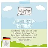MjAMjAM - Premium Nassfutter für Hunde - Junior saftiges Hühnchen mit Ei, 6er Pack (6 x 400 g), naturbelassen mit extra viel Fleisch