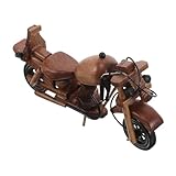 moto d'epoca e assicurazioni Estetica senza tempo: la scultura di motocicletta retrò porta un'atmosfera retrò, elevando il tuo arredamento d'interni con un tocco classico e artistico, motocicletta in legno vintage, decorazione del desktop