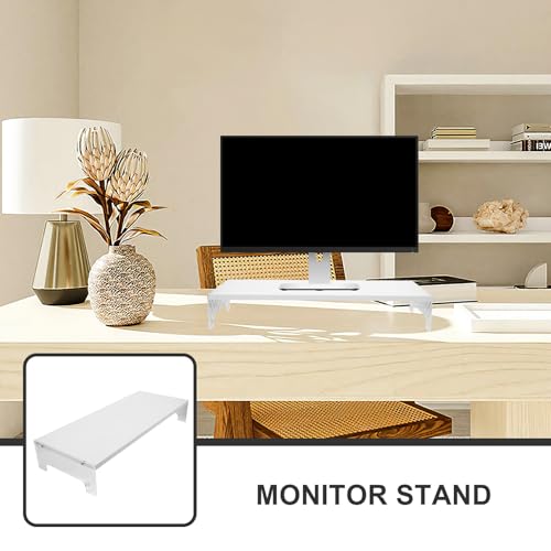 Support de bureau écran et ordinateur portable pour un espace de télétravail épuré