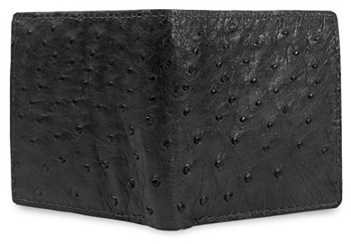 Ostrich Leather Hipster Wallet with 12 Card Slots2