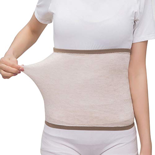 Rückenstützen, weicher Magen Nieren Lendenwirbel Wärmer, schmaler Taillengürtel, elastischer Taillenbund Wärmeschutz Wickel, Bauchbinder-Stützgürtel für die untere Taille für Männer und Frauen Cover